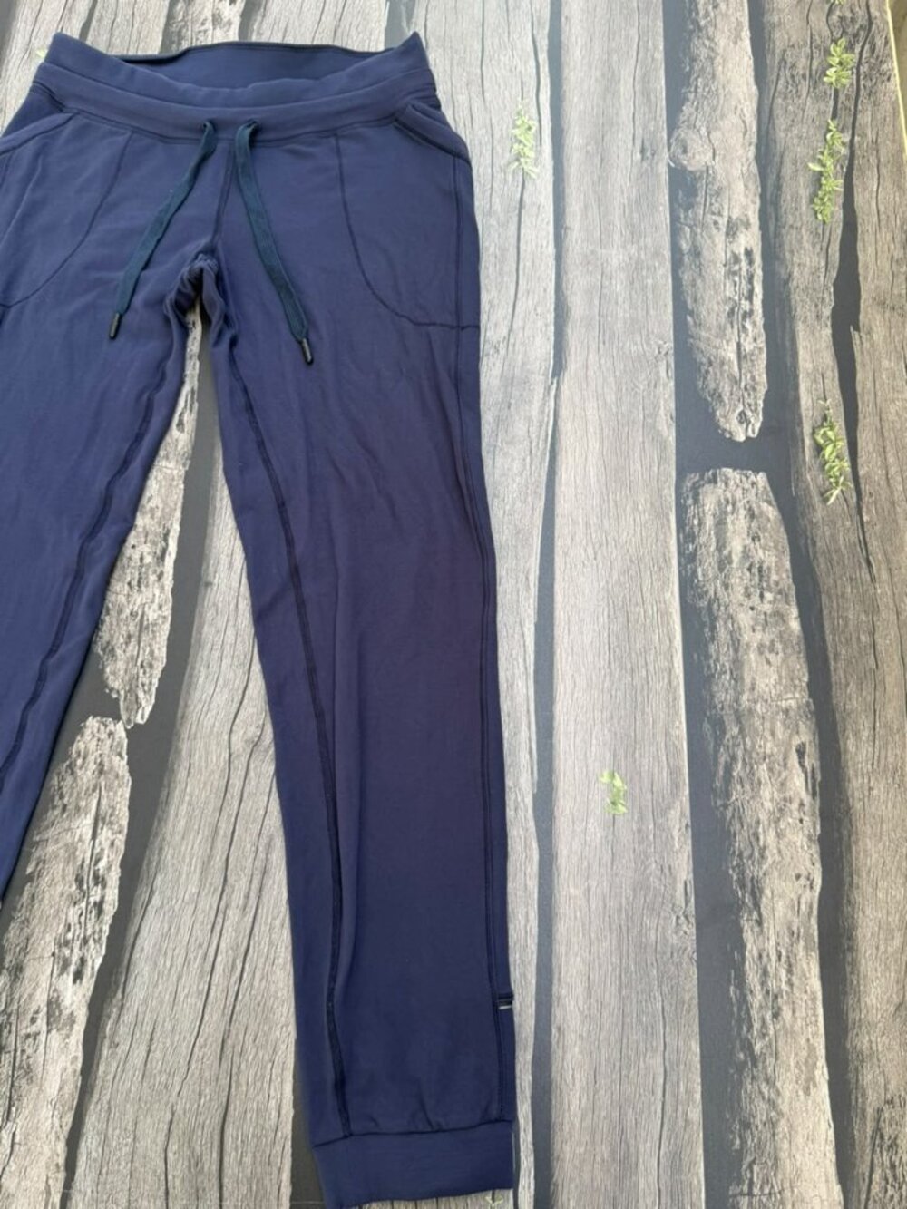 Lululemon Navy Blue Drawstring Jogger Pants Size 8 - Picture 6 of 8